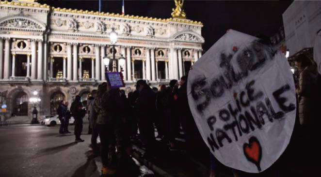 Le mouvement des policiers soutenu par 91% des Français