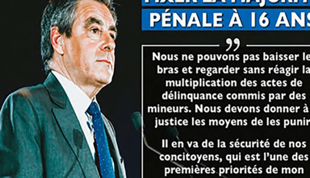 Délinquance : pourquoi François Fillon revient sur l’âge de la majorité pénale