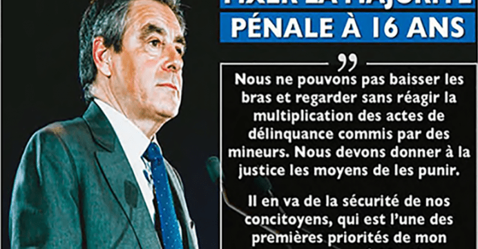 Délinquance : pourquoi François Fillon revient sur l’âge de la majorité pénale