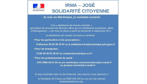 Solidarité citoyenne IRMA