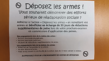 « Déposez les armes » en prison en Guadeloupe : bilan « très positif » pour le parquet