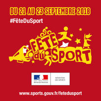 Participez à la fête du sport du 21 au 23 septembre 2018 !