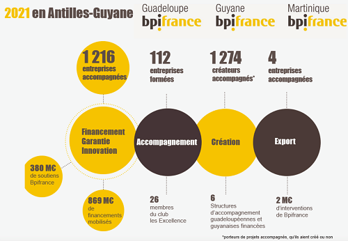 Mobilisation “exceptionnelle” de la BPI aux Antilles-Guyane pour renforcer la reprise de sortie de crise