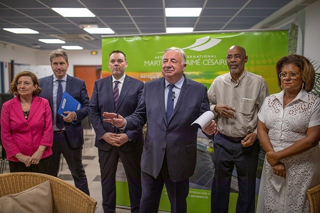 La décentralisation, sujet phare de la visite de Gérard Larcher en Martinique