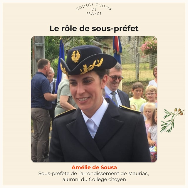 Amélie de Sousa, nouvelle sous-préfète de Saint-Pierre