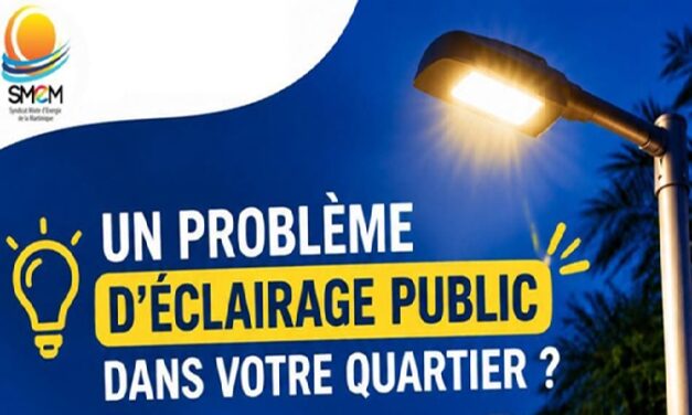 Éclairage public : le Syndicat mixte d’énergie de la Martinique (SMEM) propose les signalements en ligne