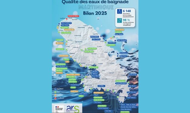 98% de conformité pour les eaux de baignade de Martinique